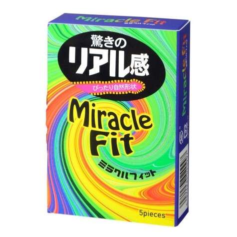 Презервативы Sagami Miracle Fit - 5 шт.