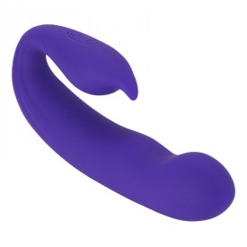 Фиолетовый вибратор G-Spot Dual Stimulator - 17,1 см.